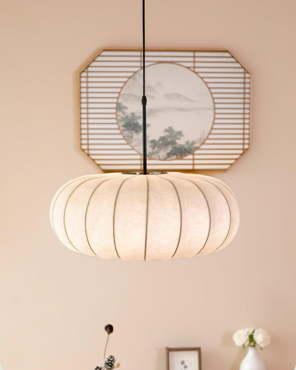 Japandi Hanglamp – Minimalistische Sfeerverlichting voor Woonruimtes