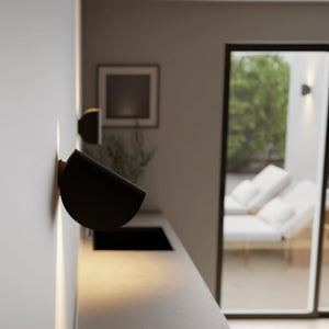 Verstelbare LED Wandlamp Halve Maan – Modern Licht voor Binnen en Buiten