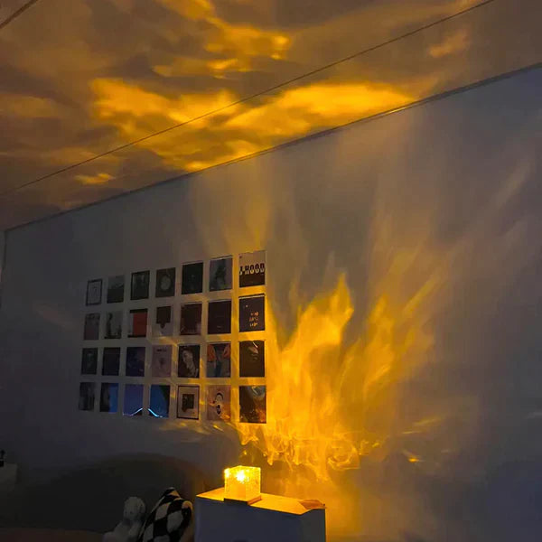 Minimalistische Kubus Tafellamp – Moderne Geometrische LED-verlichting voor Huisdecoratie
