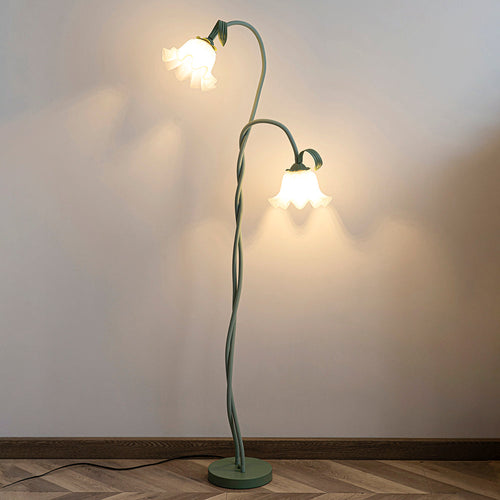 Elegante Vloerlamp met Bloemvormig Ontwerp – Decoratieve LED Verlichting voor Woonkamer & Slaapkamer