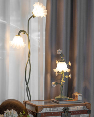 Elegante Vloerlamp met Bloemvormig Ontwerp – Decoratieve LED Verlichting voor Woonkamer & Slaapkamer