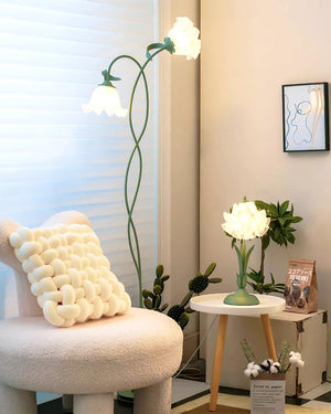 Elegante Vloerlamp met Bloemvormig Ontwerp – Decoratieve LED Verlichting voor Woonkamer & Slaapkamer