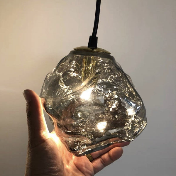 Lava Glas Hanglamp – Moderne LED Plafondlamp voor Woonkamer & Trap