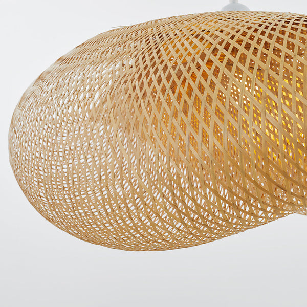 Boho Natuurlijke Hanglamp – Rieten Plafondlamp voor Gezellige Interieurs