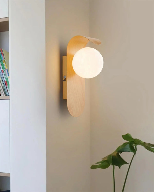 Minimalistische Japandi Wandlamp – Moderne LED Binnenverlichting voor Slaapkamer & Gang