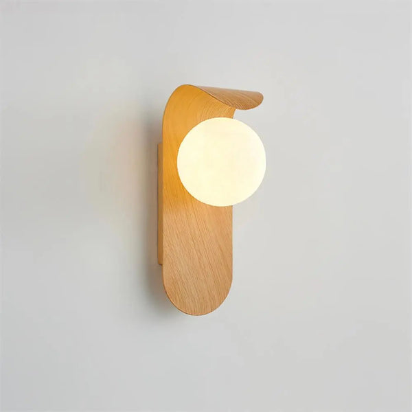 Minimalistische Japandi Wandlamp – Moderne LED Binnenverlichting voor Slaapkamer & Gang