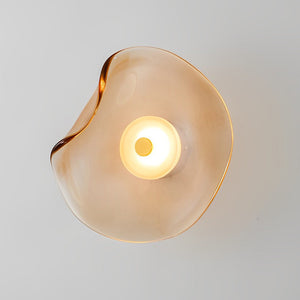 Moderne Wandlamp van Glas en Metaal met Ingebouwde LED – Warm Wit Licht