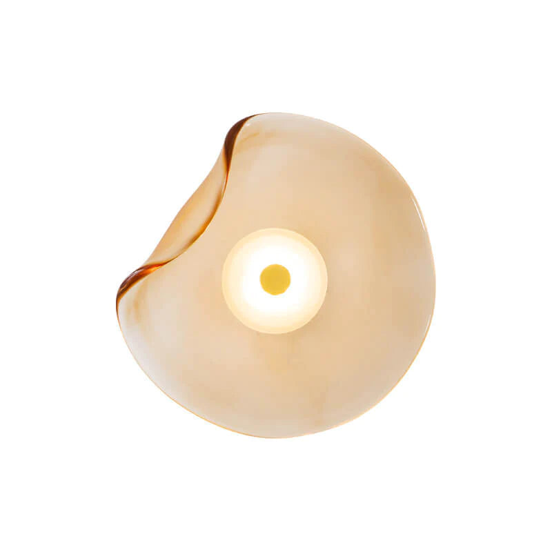 Moderne Wandlamp van Glas en Metaal met Ingebouwde LED – Warm Wit Licht