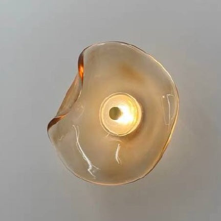 Moderne Wandlamp van Glas en Metaal met Ingebouwde LED – Warm Wit Licht