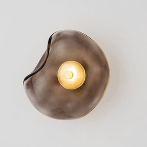 Moderne Wandlamp van Glas en Metaal met Ingebouwde LED – Warm Wit Licht