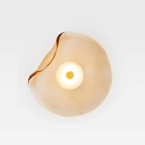 Moderne Wandlamp van Glas en Metaal met Ingebouwde LED – Warm Wit Licht