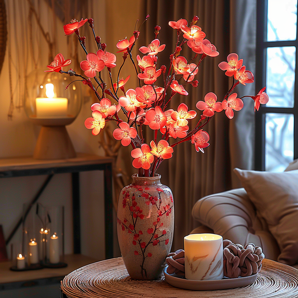 Magische Feeën Geïnspireerde Decoratieve Taklamp – 70cm LED Twijgverlichting