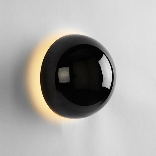 Moderne Wandlamp met Zwarte en Gouden Afwerking – LED/Halogeen