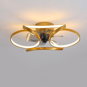 LED Plafondventilatorlamp – Moderne Decoratieve Ventilator met Zachte Sfeerverlichting