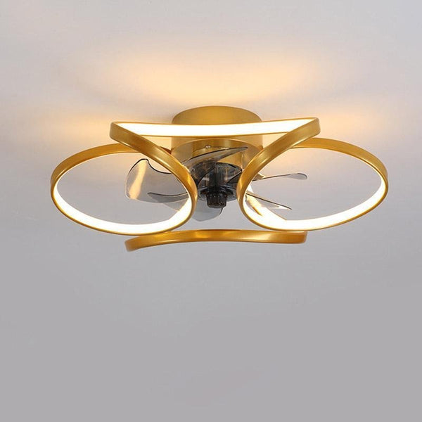LED Plafondventilatorlamp – Moderne Decoratieve Ventilator met Zachte Sfeerverlichting
