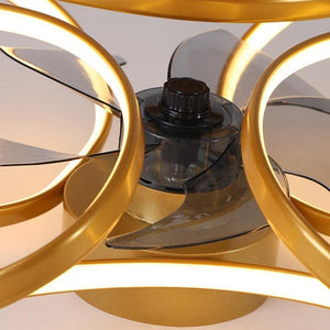 LED Plafondventilatorlamp – Moderne Decoratieve Ventilator met Zachte Sfeerverlichting