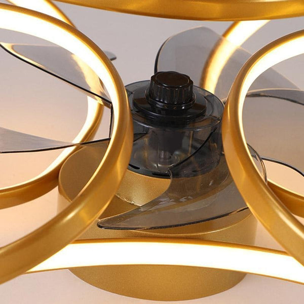 LED Plafondventilatorlamp – Moderne Decoratieve Ventilator met Zachte Sfeerverlichting