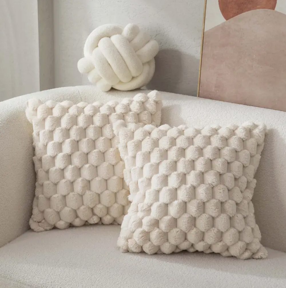 Fluwelen Sierkussenhoes 50x50 cm – Stijlvolle Kussenhoes voor Woonkamer & Slaapkamer
