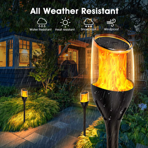 FireDance Zonne-Torche Licht – Realistisch Flikkerende LED voor Tuin, Terras & Balkon