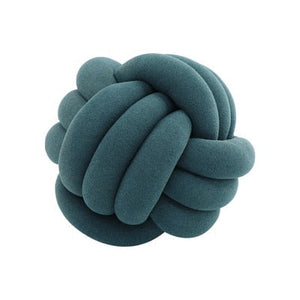Bala geknoopte bal kussen – Rond decoratief sierkussen knotted ball pillow