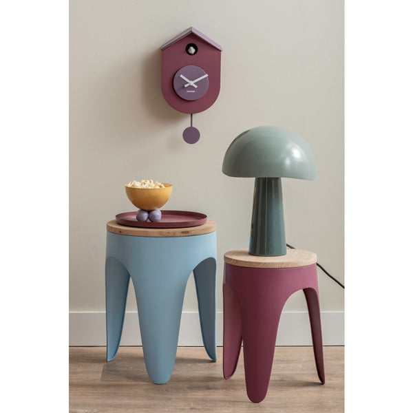 Set van 2 Funky Retro Krukjes | Kleurrijke Houten Zitkrukken voor Wonen & Interieur