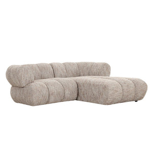 Bank New York 2,5-zits met Rechter Lounge – Modulair Design – Coco Beige
