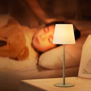 LumoWappen Draadloze LED Tafellamp – Elegant Gebogen Frame voor Moderne Verlichting in Huis