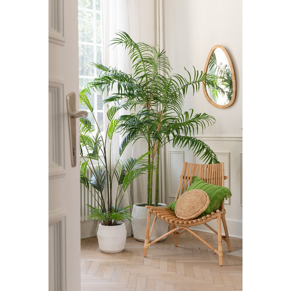 J-Line Stoel Naturel – Rotan – Handgemaakte Loungefauteuil met Organische Vorm