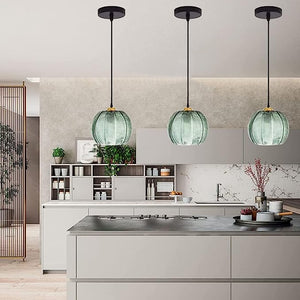 Aalin Witte Hanglamp 15 cm Glas  Elegante Eetkamerverlichting