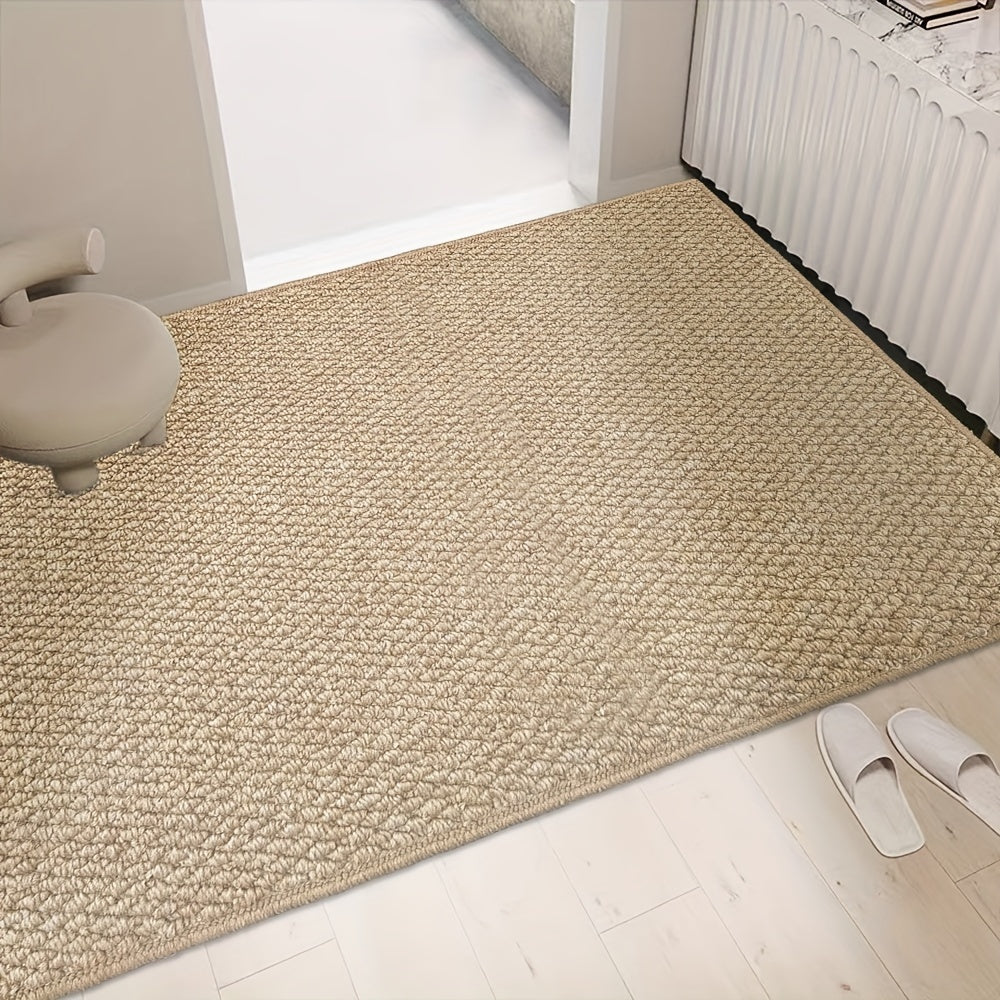 Wasbare Deurmat met Jute-Effect – Absorberend, Antislip & Stijlvol Woonaccent