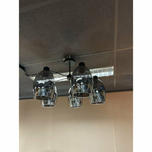 Acantha Hanglamp – 5-Lichts – Smoke Glas – Modern & Sfeervol Design