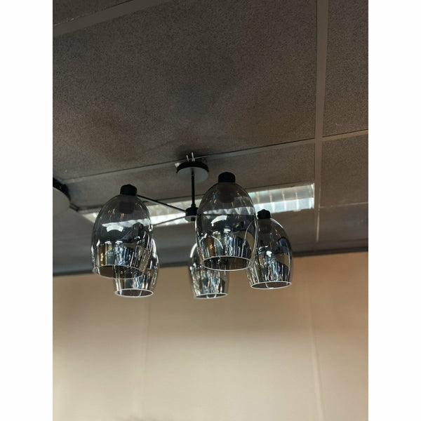 Acantha Hanglamp – 5-Lichts – Smoke Glas – Modern & Sfeervol Design