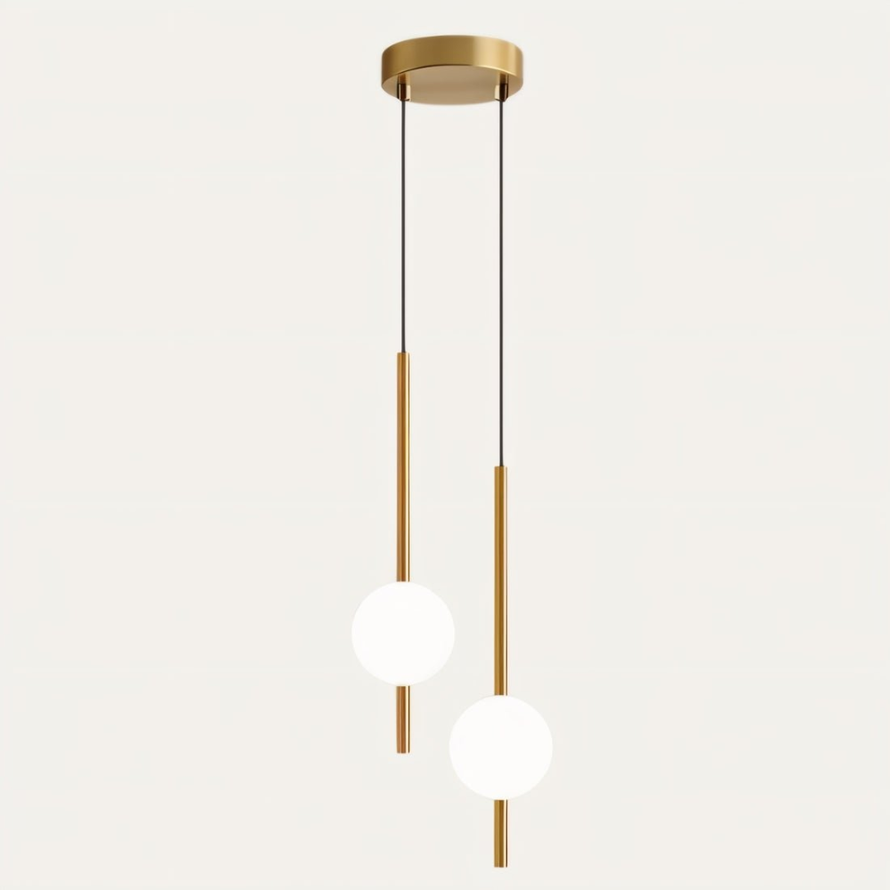 Moderne Hanglamp – Scandinavische Bolvormige Pendellamp voor Eetkamer, Slaapkamer & Woonkamer
