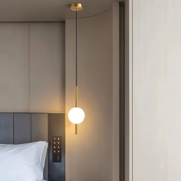 Moderne Hanglamp – Scandinavische Bolvormige Pendellamp voor Eetkamer, Slaapkamer & Woonkamer