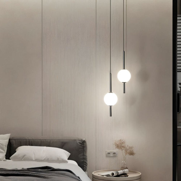 Moderne Hanglamp – Scandinavische Bolvormige Pendellamp voor Eetkamer, Slaapkamer & Woonkamer