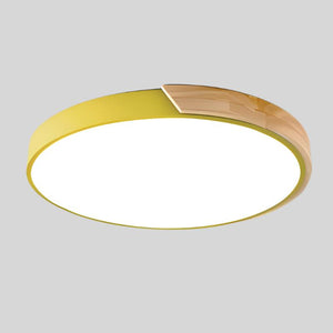Minimalistische Ronde Plafondlamp – Scandinavische LED Lamp voor Moderne Interieurs