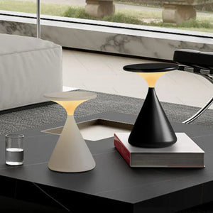 Draadloze Zandloper Tafellamp – Moderne LED Woondecoratie, USB Oplaadbaar