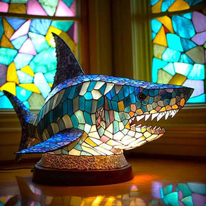Artistieke Dierenlamp van Glas – Decoratieve Tafellamp & Bedlamp