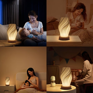 Dimbare Minimalistische LED Tafellamp – Moderne Bedlamp & Sfeerverlichting voor Thuis