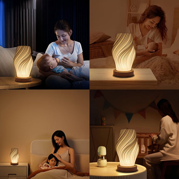 Dimbare Minimalistische LED Tafellamp – Moderne Bedlamp & Sfeerverlichting voor Thuis