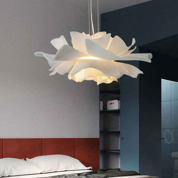 Moderne Hanglamp met Zachte Rondingen – Stijlvolle LED Pendellamp voor Woon- en Eetkamer