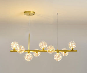 Moderne Gebogen LED Hanglamp – Stijlvolle Verlichting voor Eetkamer & Keuken