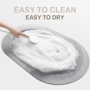 Sneldrogende Badmat 50x80cm Zachte & Absorberende Bademat voor Moderne Badkamers