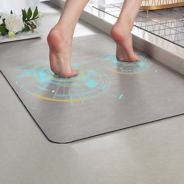 AquaGrip Antislip Badmat  Diatomeeënaarde Badkamer Mat 40x60 cm