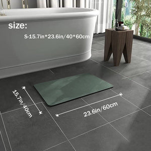 AquaGrip Antislip Badmat  Diatomeeënaarde Badkamer Mat 40x60 cm