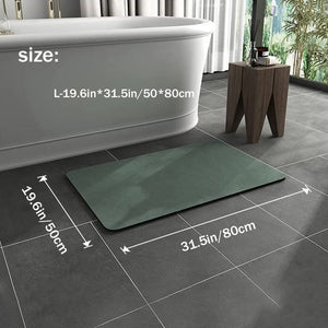 AquaGrip Antislip Badmat  Diatomeeënaarde Badkamer Mat 40x60 cm
