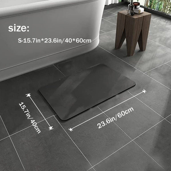 AquaGrip Antislip Badmat  Diatomeeënaarde Badkamer Mat 40x60 cm