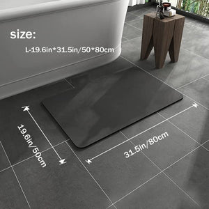 AquaGrip Antislip Badmat  Diatomeeënaarde Badkamer Mat 40x60 cm