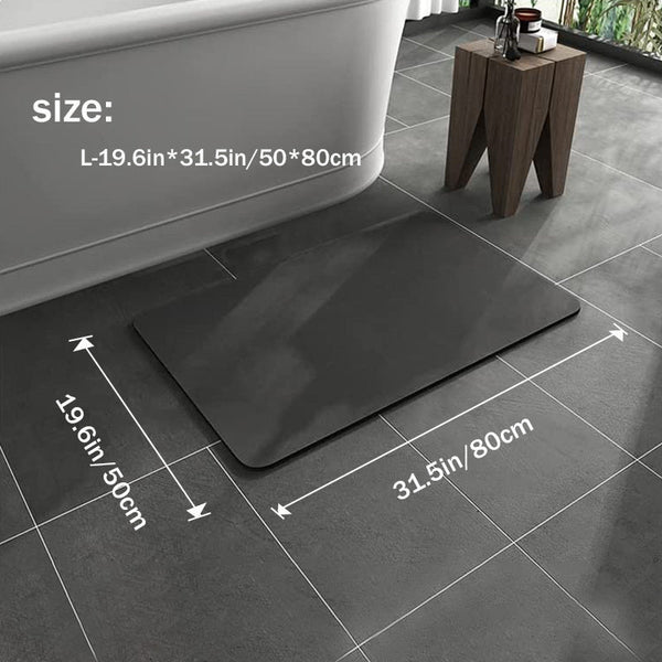 AquaGrip Antislip Badmat  Diatomeeënaarde Badkamer Mat 40x60 cm