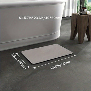 AquaGrip Antislip Badmat  Diatomeeënaarde Badkamer Mat 40x60 cm